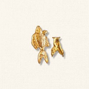 Vaga Brincos<span> - </span>Prata Banhada a Ouro 24K